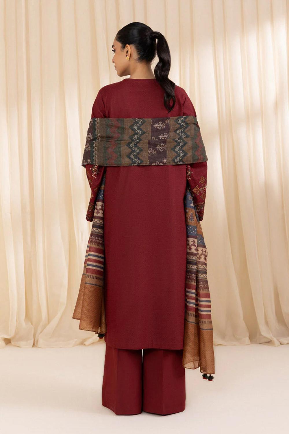 3 Piece Unstiched Embroidery Dhanak