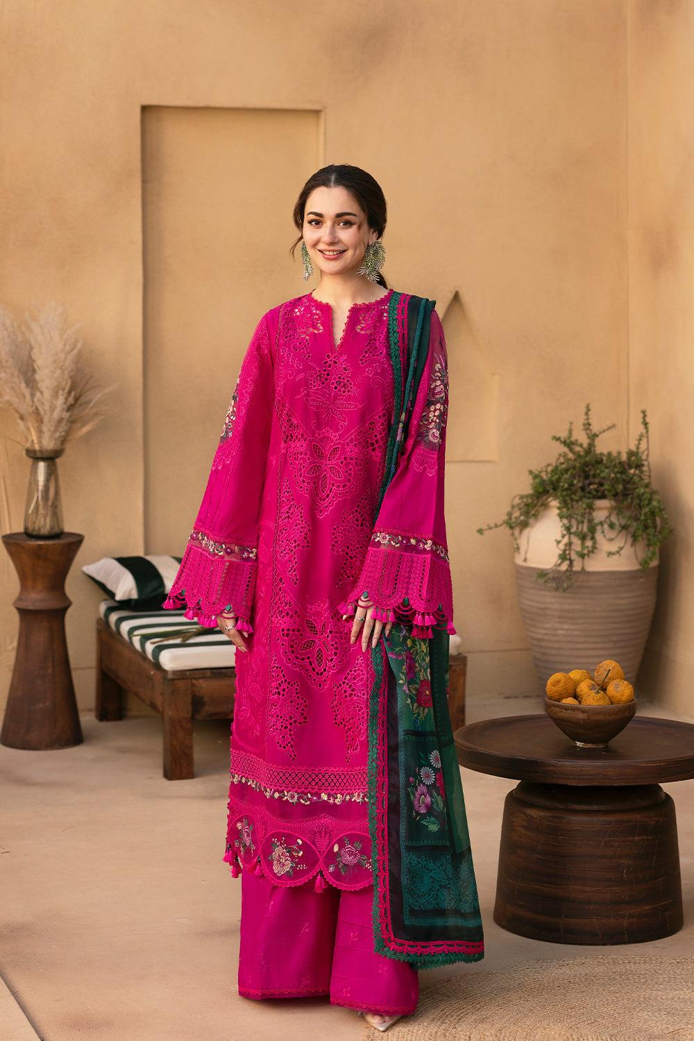 3 Piece Unstiched Embroidery Dhanak