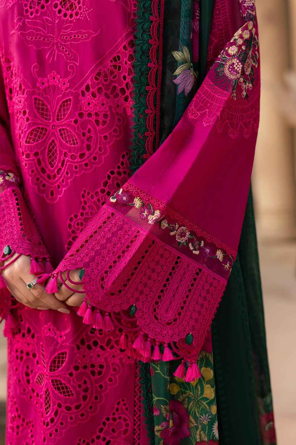 3 Piece Unstiched Embroidery Dhanak