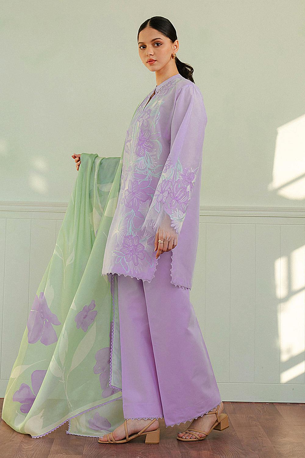 3 Piece Unstiched Embroidery Dhanak