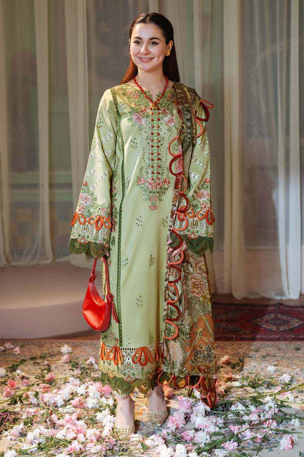 3 Piece Unstiched Embroidery Dhanak