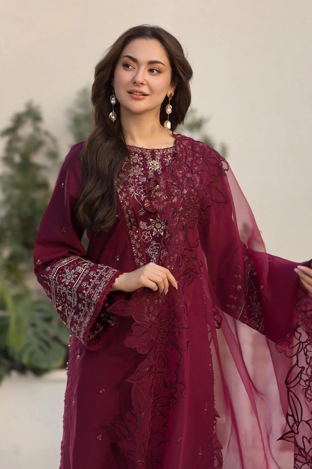 3 Piece Unstiched Embroidery Dhanak