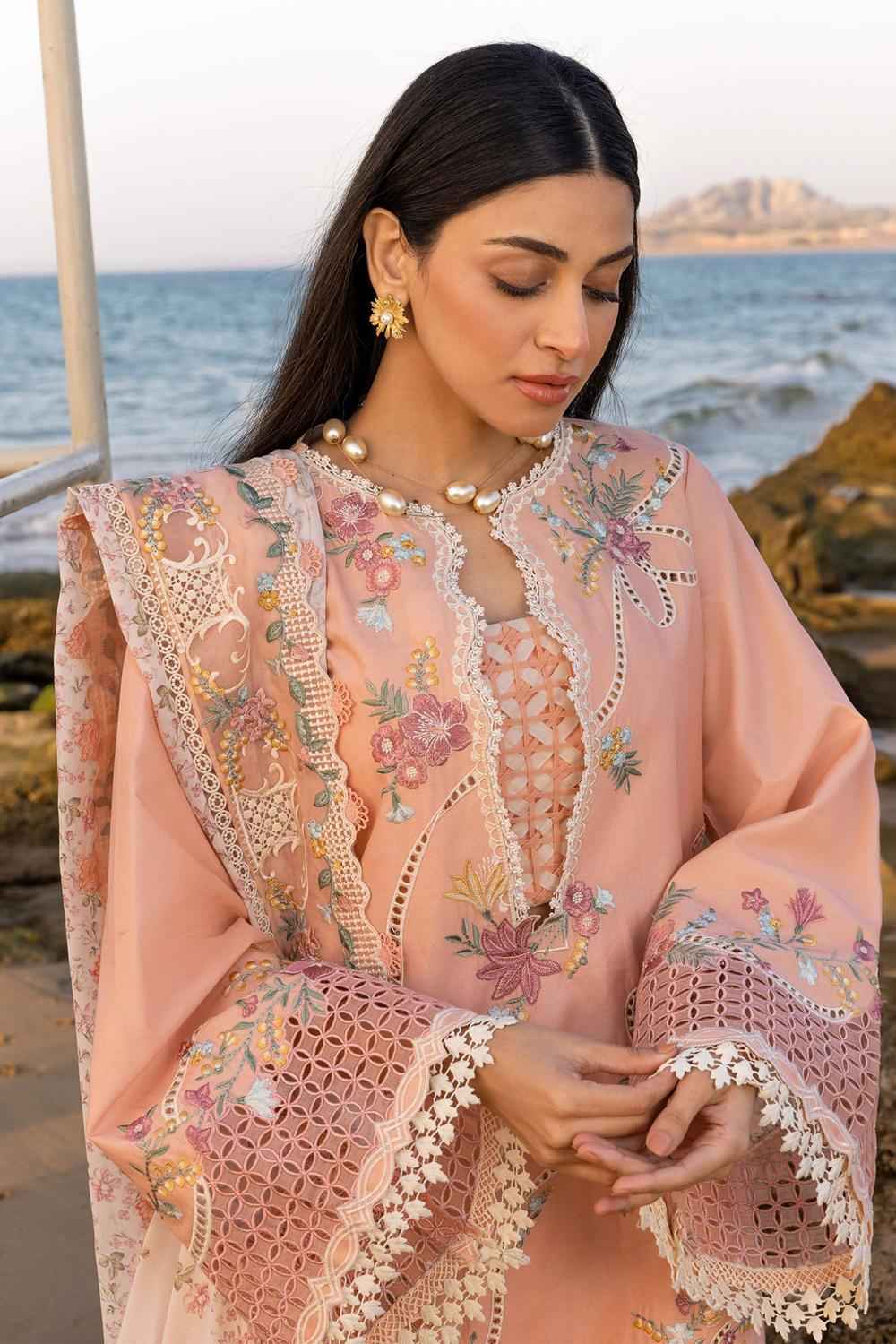 3 Piece Unstiched Embroidery Dhanak