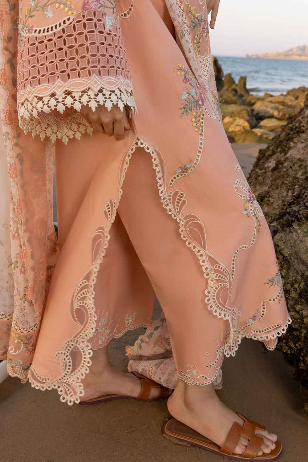 3 Piece Unstiched Embroidery Dhanak