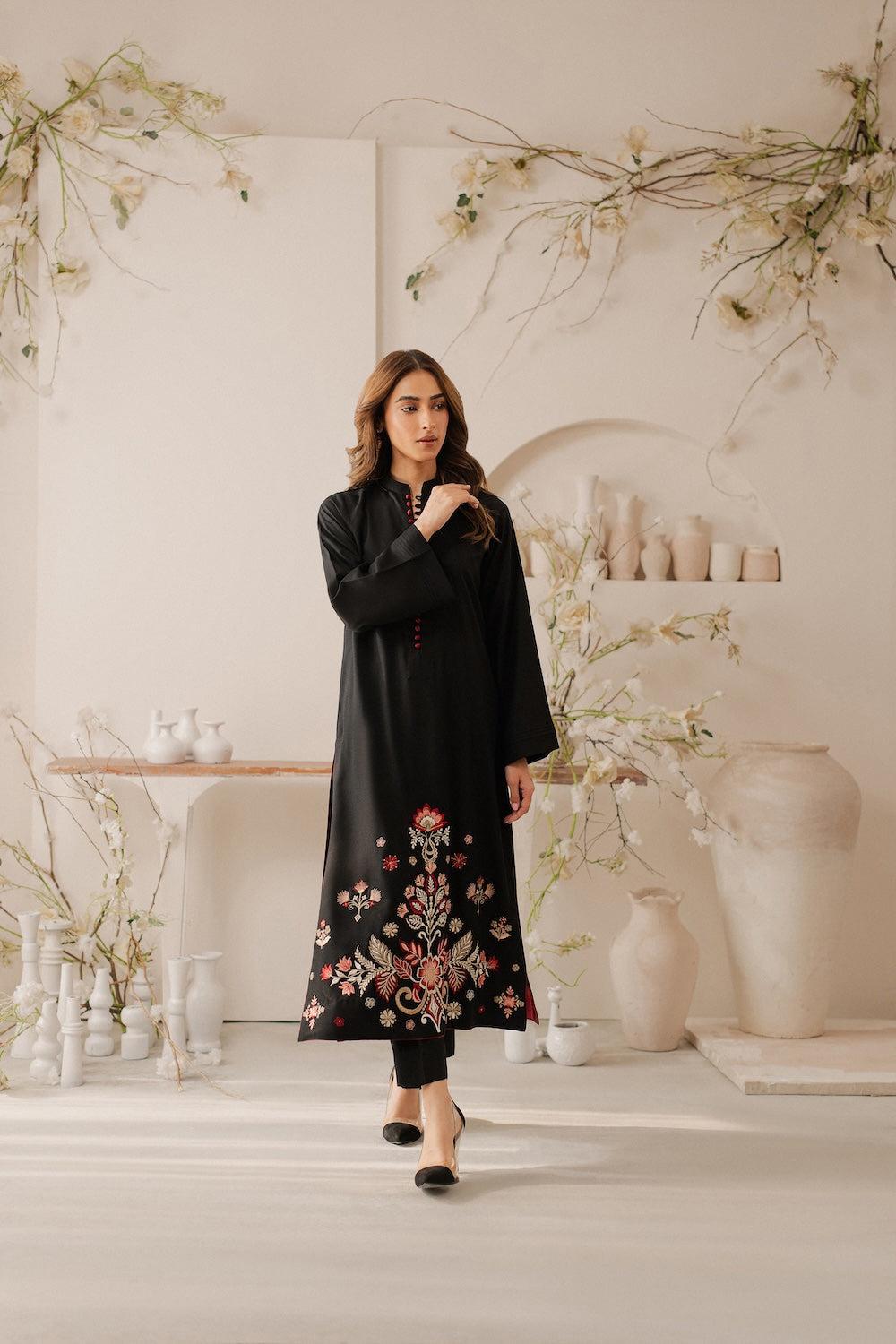 3 Piece Unstiched Embroidery Dhanak