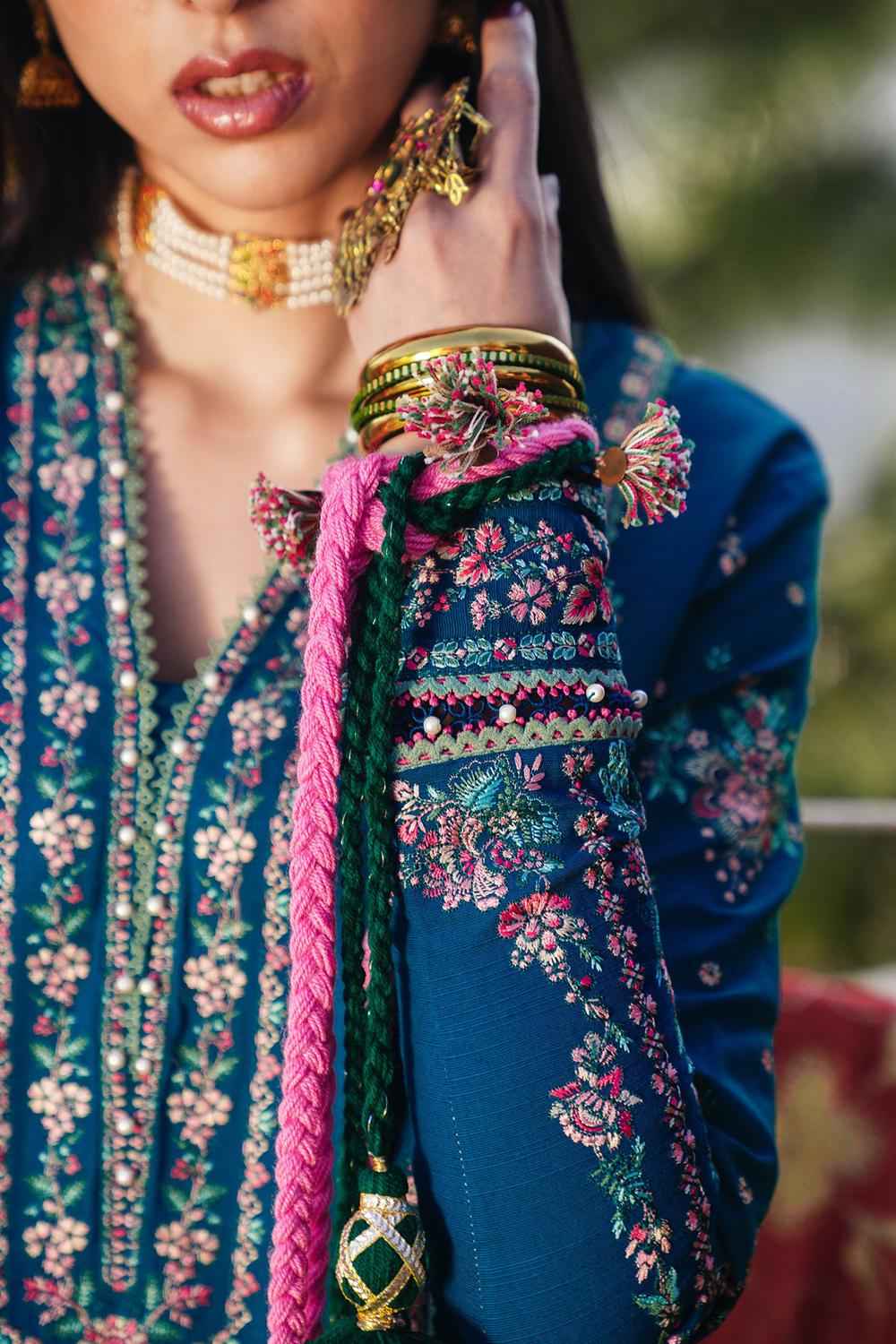 3 Piece Unstiched Embroidery Dhanak