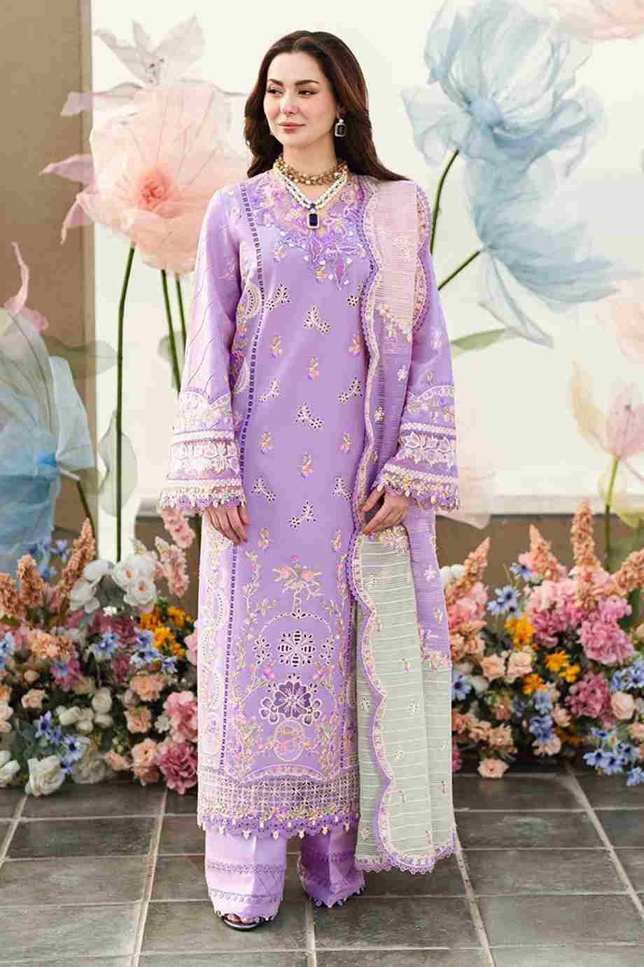 3 Piece Unstiched Embroidery Dhanak