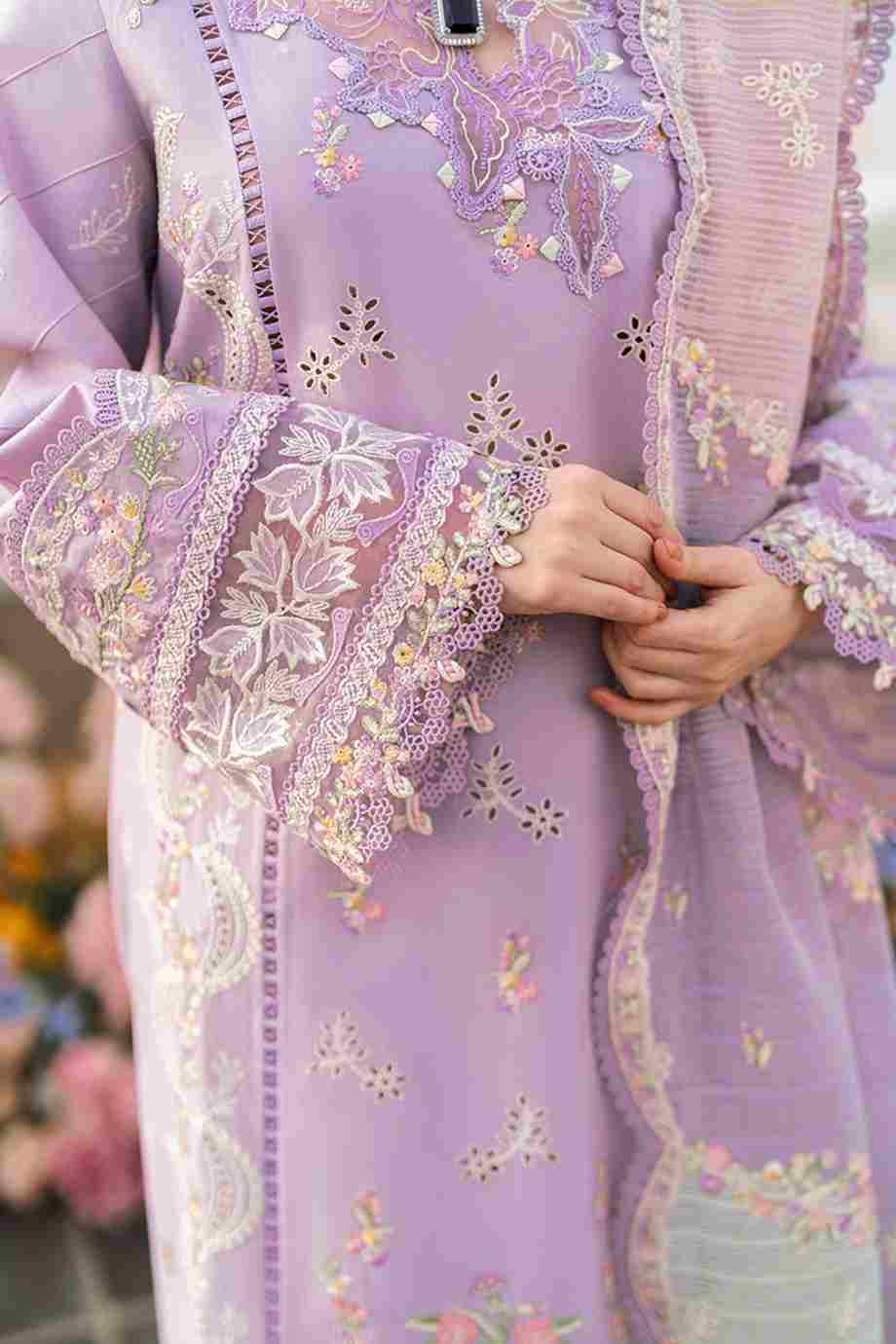 3 Piece Unstiched Embroidery Dhanak