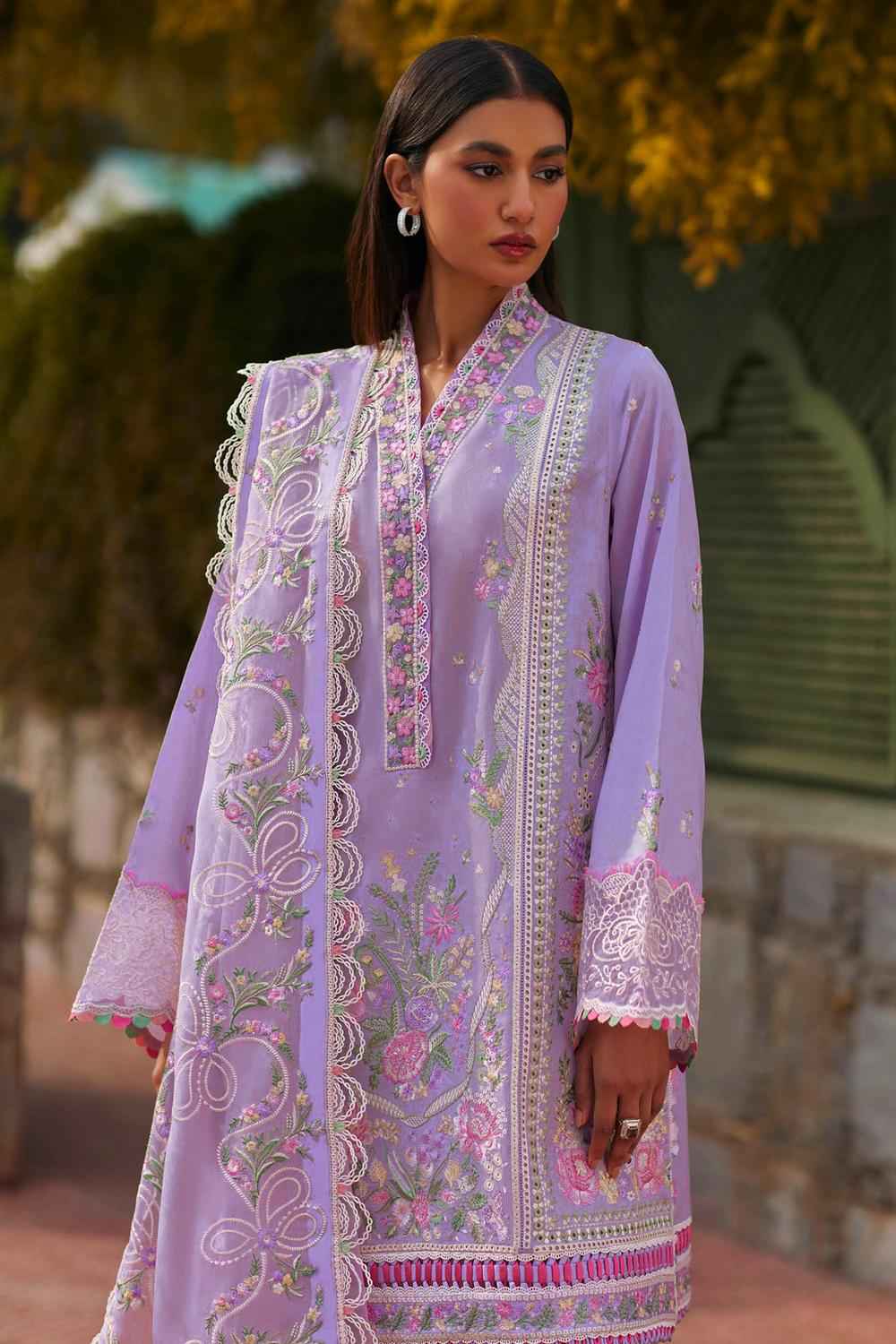 3 Piece Unstiched Embroidery Dhanak