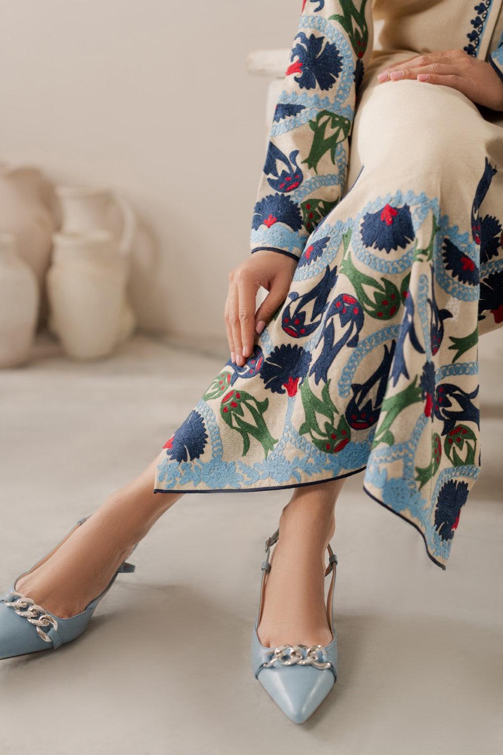 3 Piece Unstiched Embroidery Dhanak