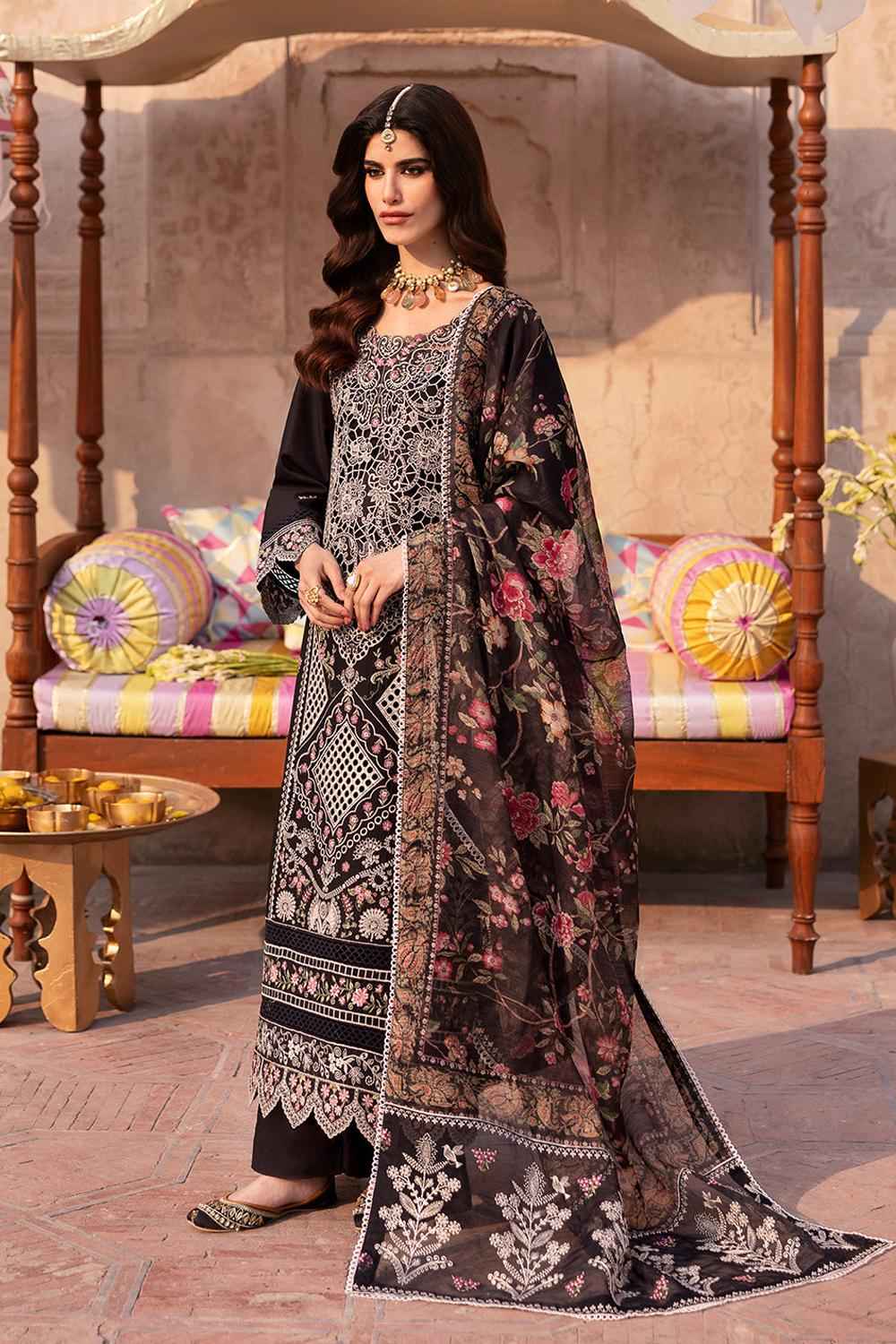 3 Piece Unstiched Embroidery Dhanak