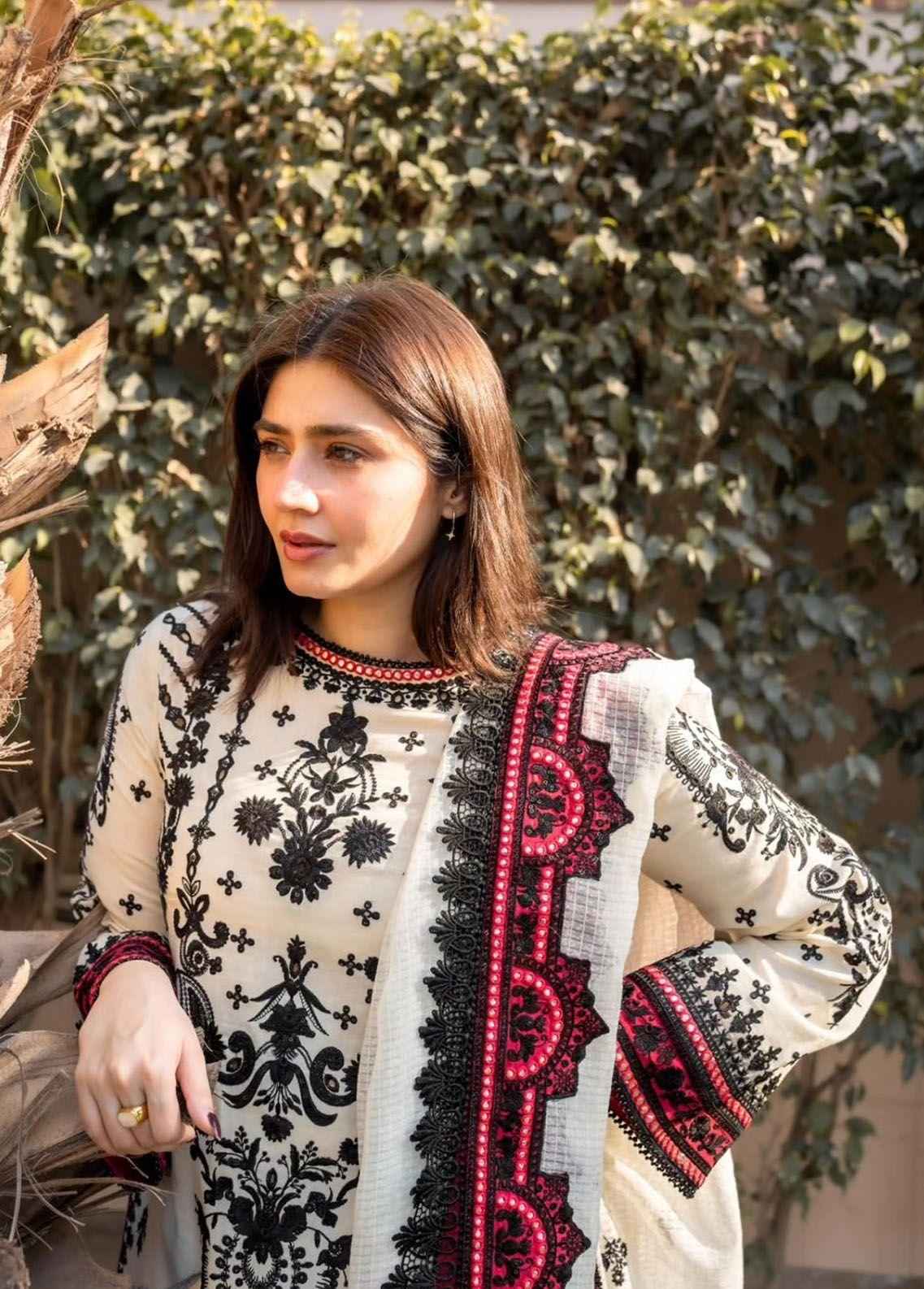 3 Piece Unstiched Embroidery Dhanak