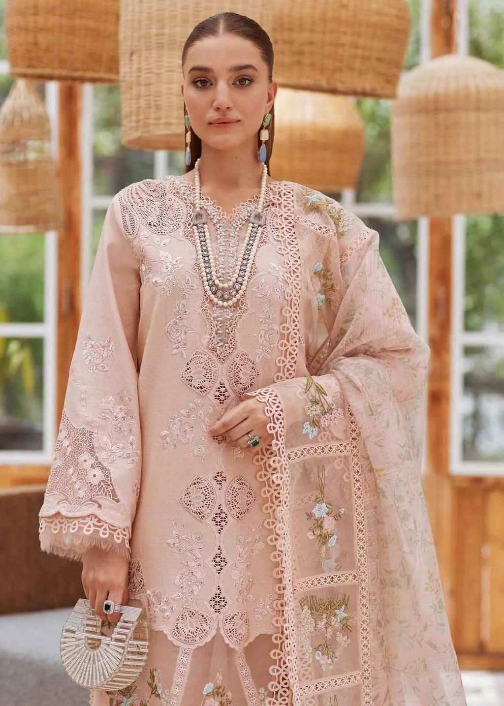 3 Piece Unstiched Embroidery Dhanak