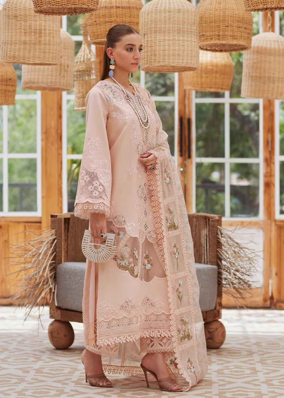 3 Piece Unstiched Embroidery Dhanak