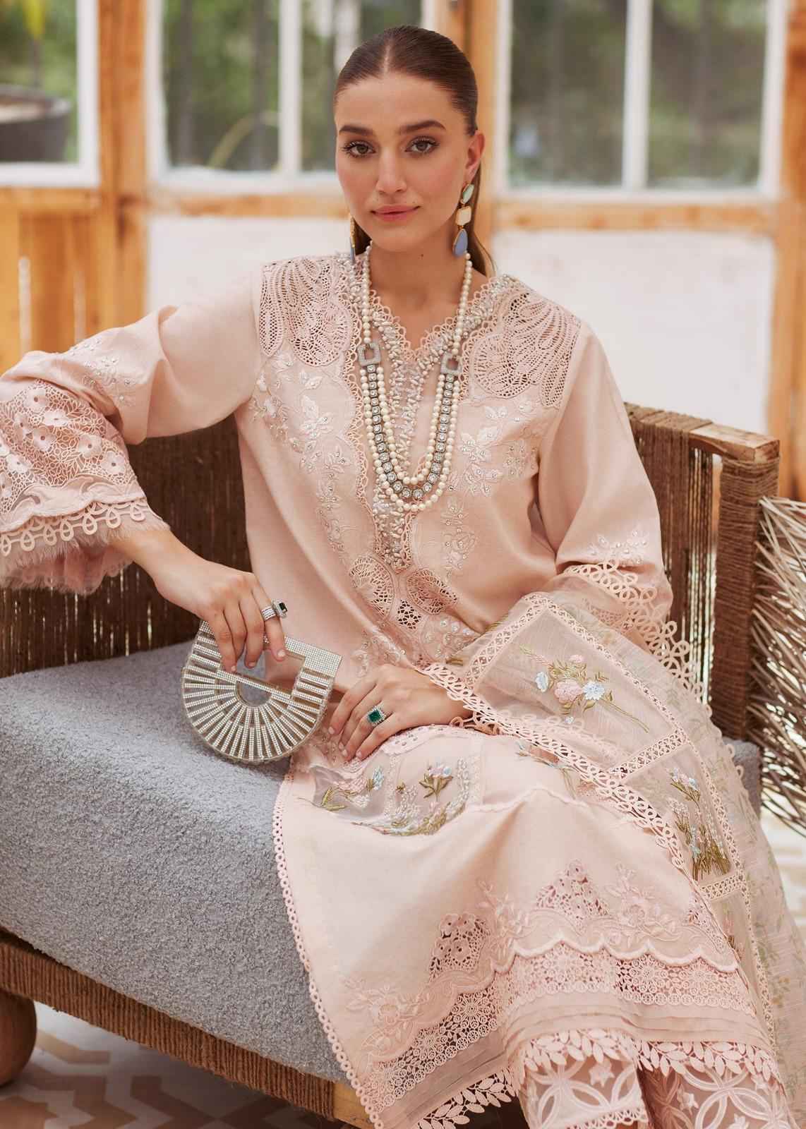 3 Piece Unstiched Embroidery Dhanak