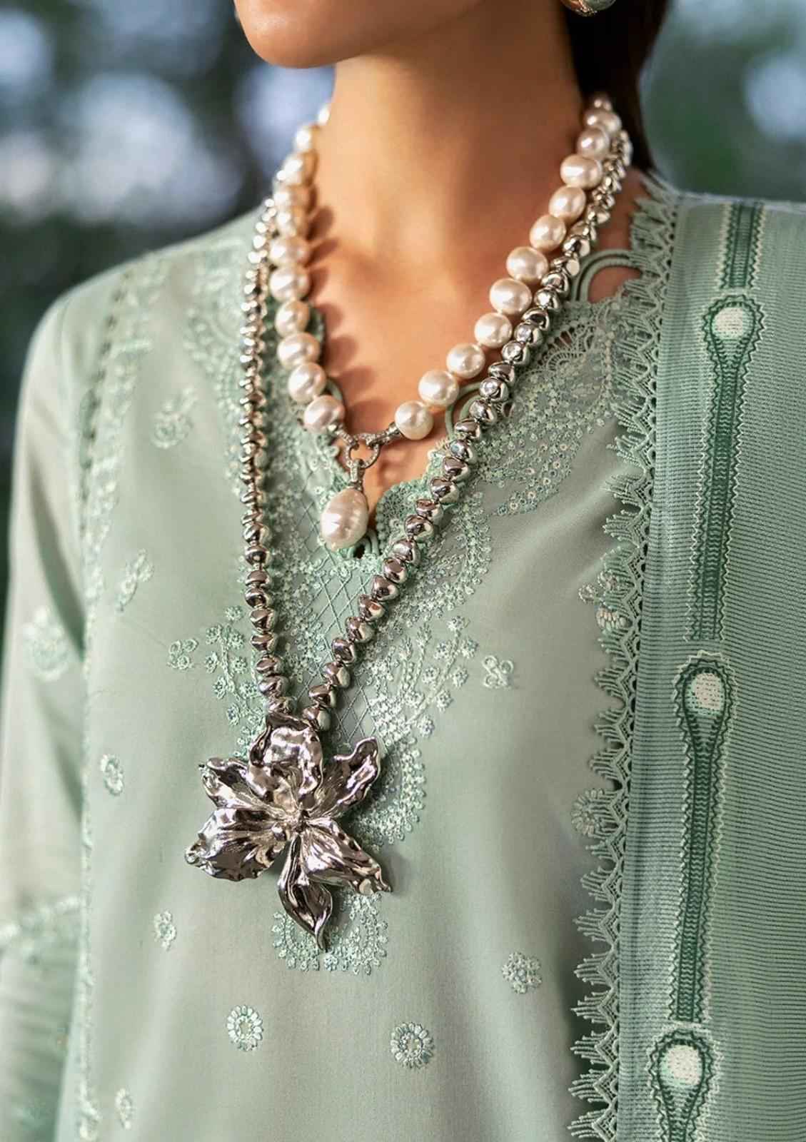 3 Piece Unstiched Embroidery Dhanak