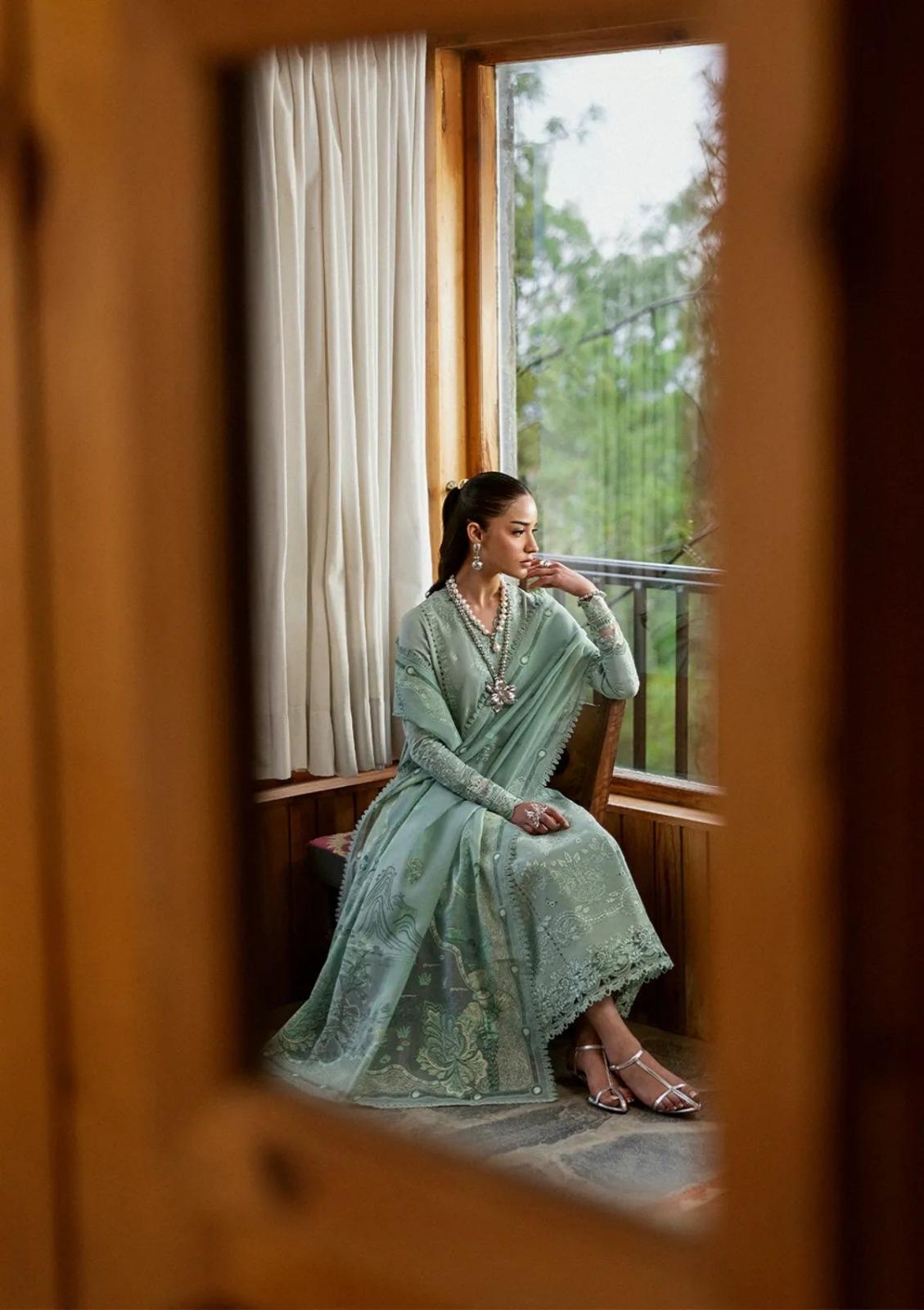 3 Piece Unstiched Embroidery Dhanak