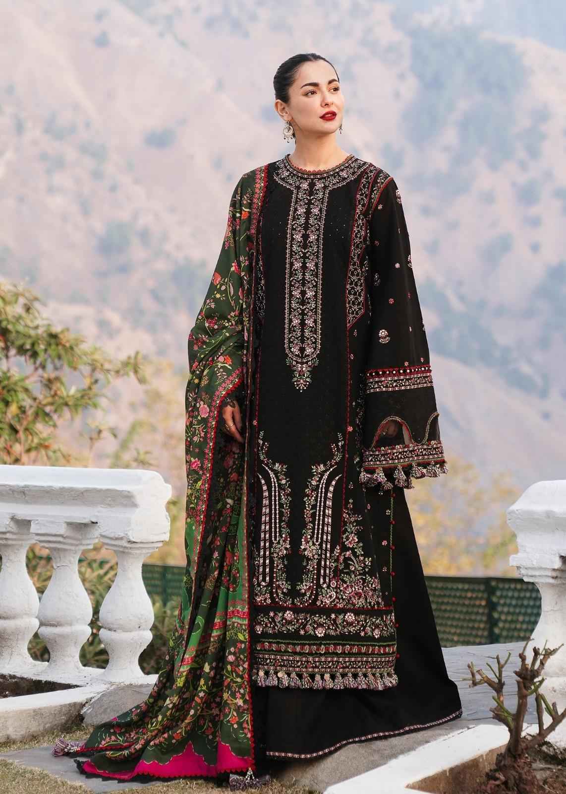 3 Piece Unstiched Embroidery Dhanak