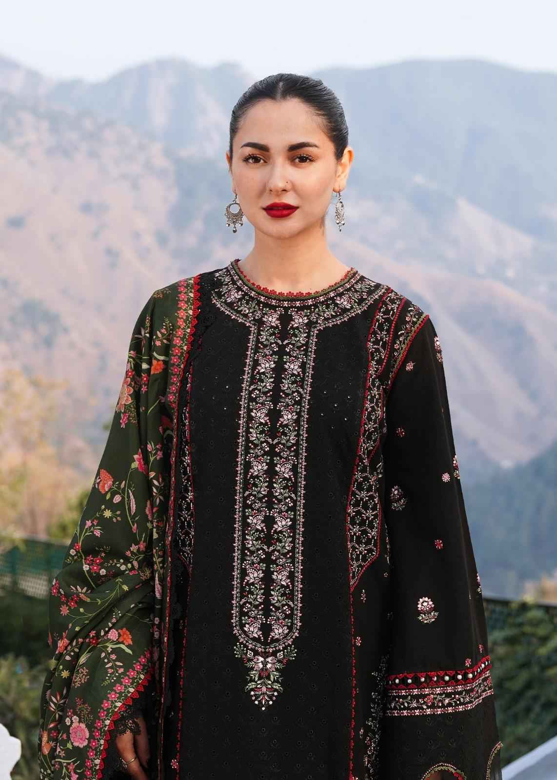 3 Piece Unstiched Embroidery Dhanak