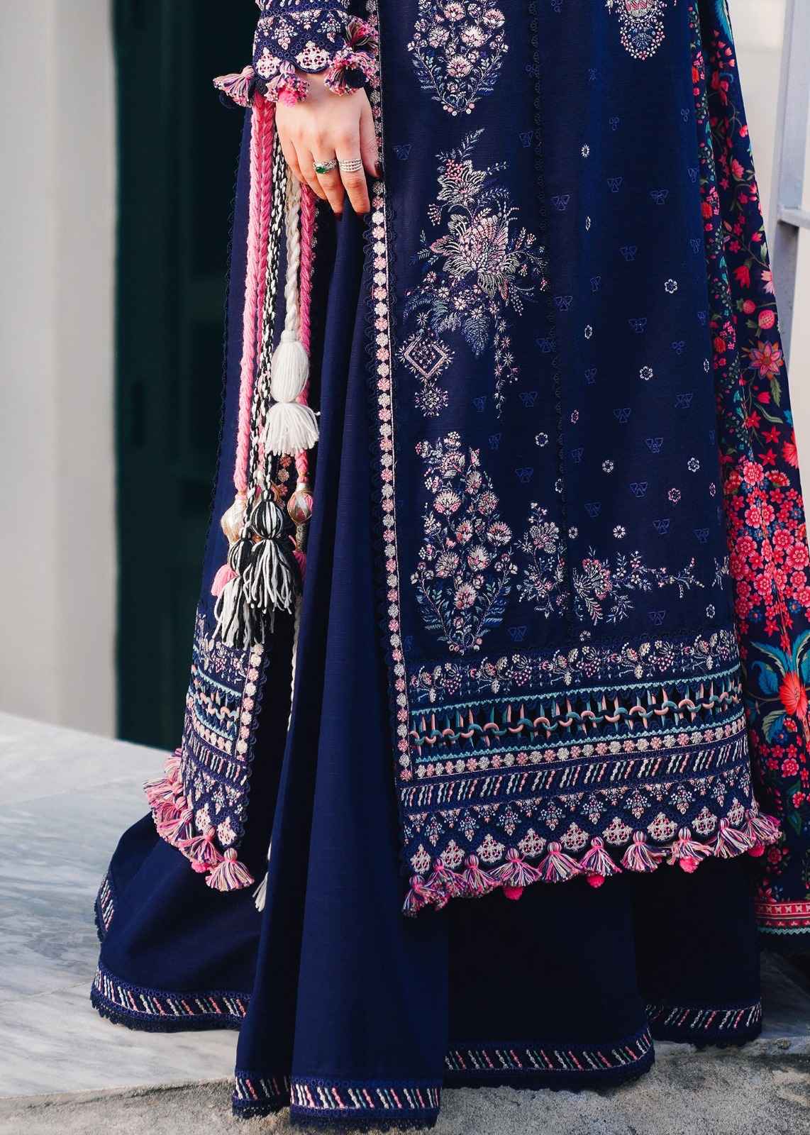 3 Piece Unstiched Embroidery Dhanak