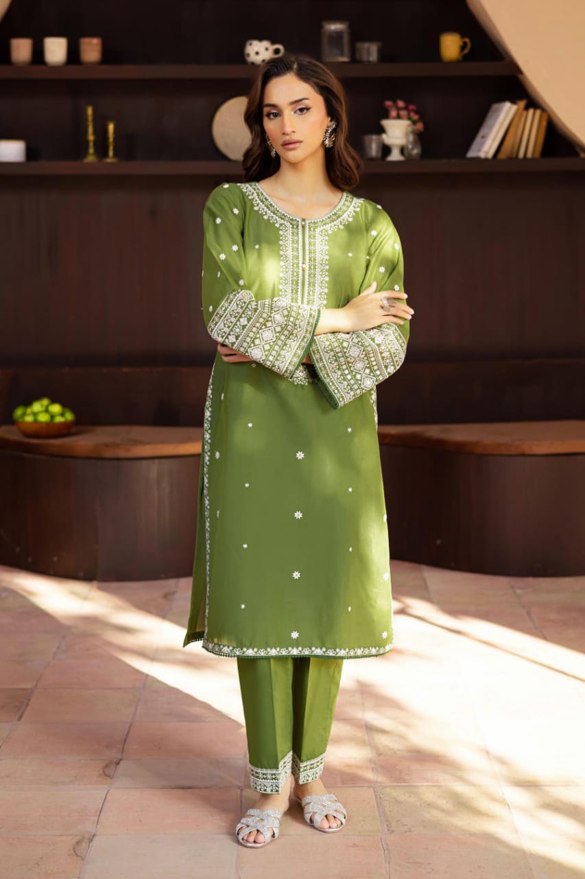 2 Piece Unstiched Embroidery Dhanak