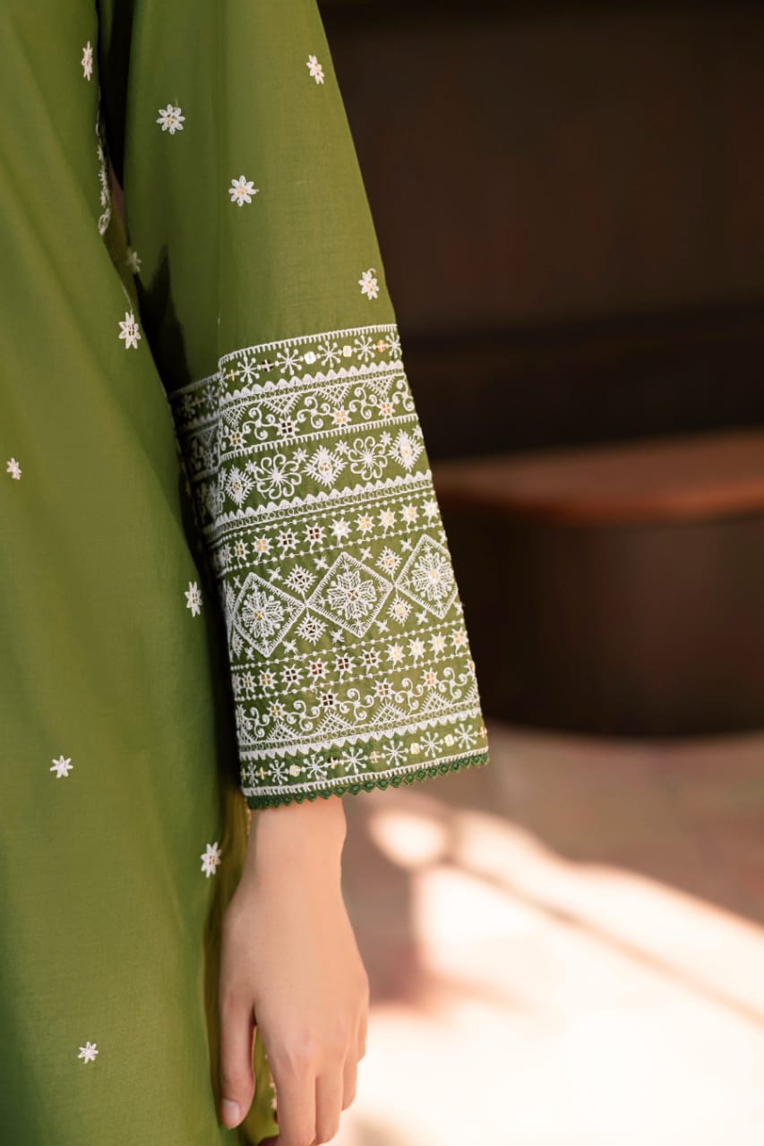 2 Piece Unstiched Embroidery Dhanak