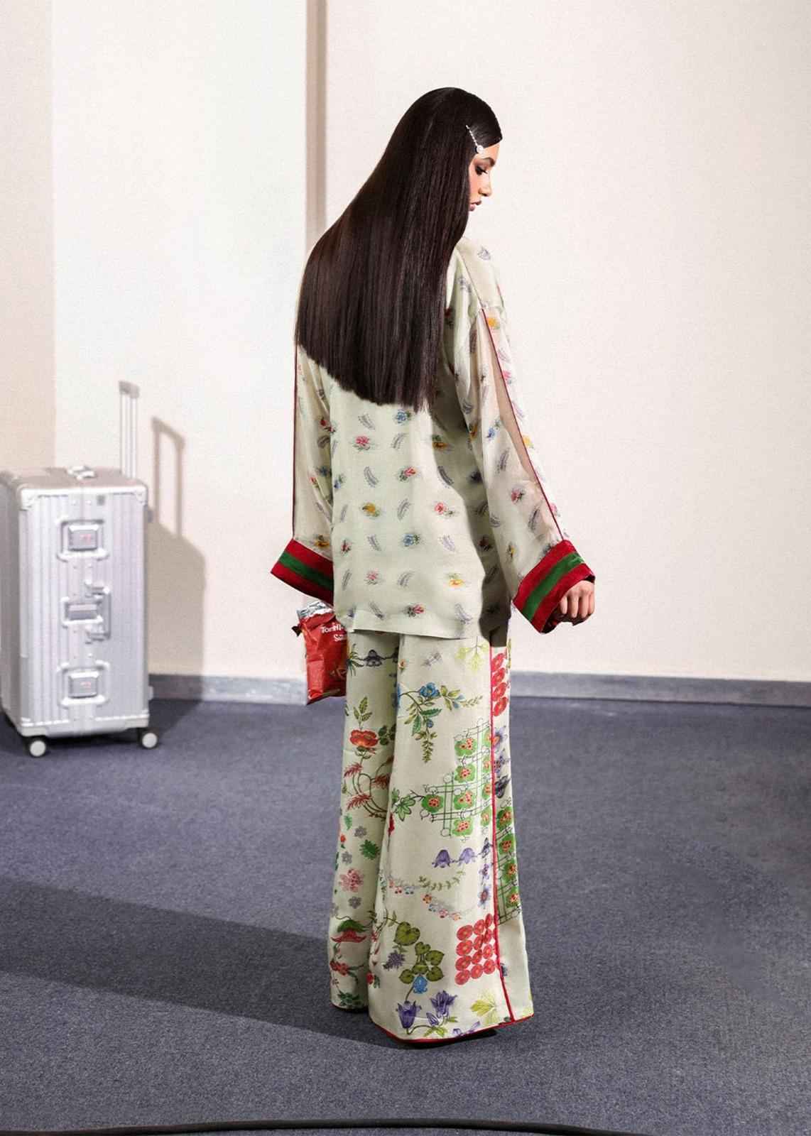 3 Piece Unstiched Printed SILK