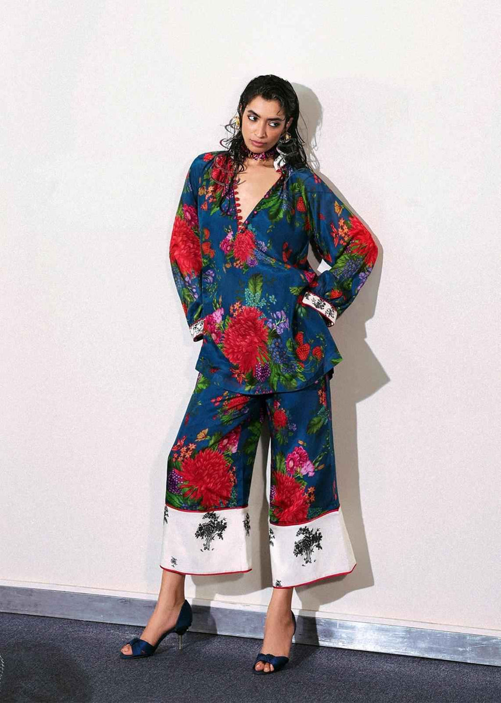 3 Piece Unstiched Printed SILK