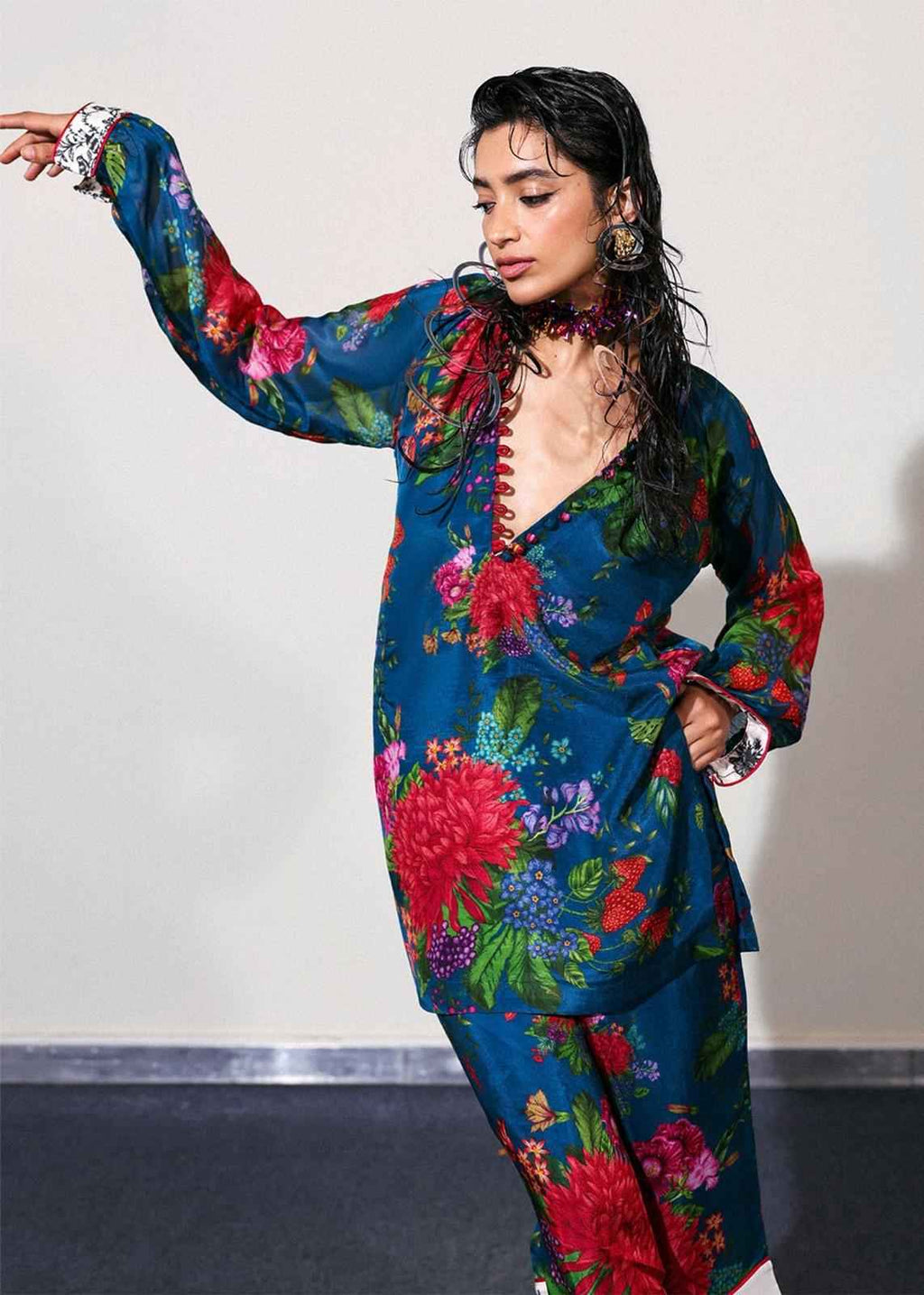 3 Piece Unstiched Printed SILK