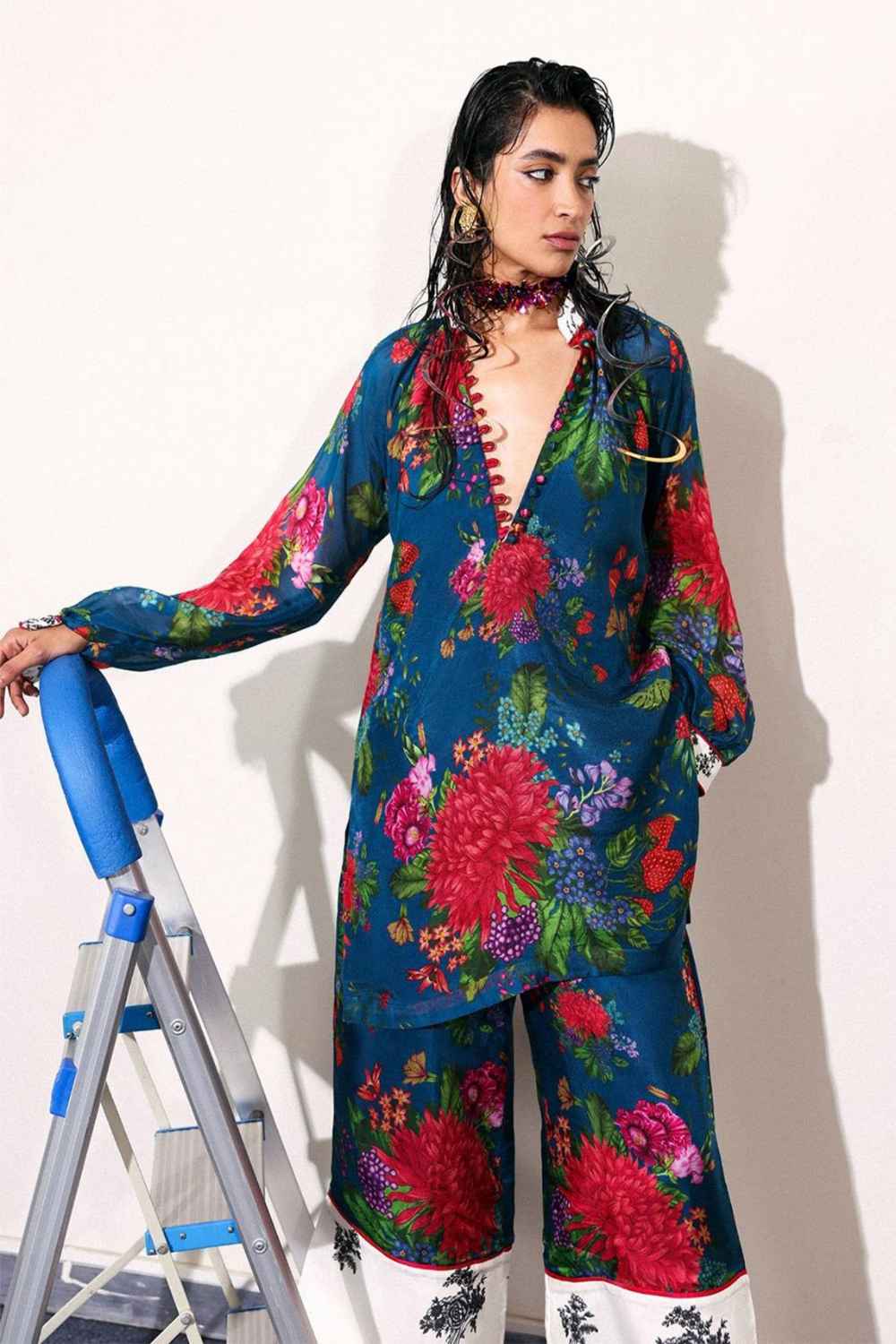 3 Piece Unstiched Printed SILK