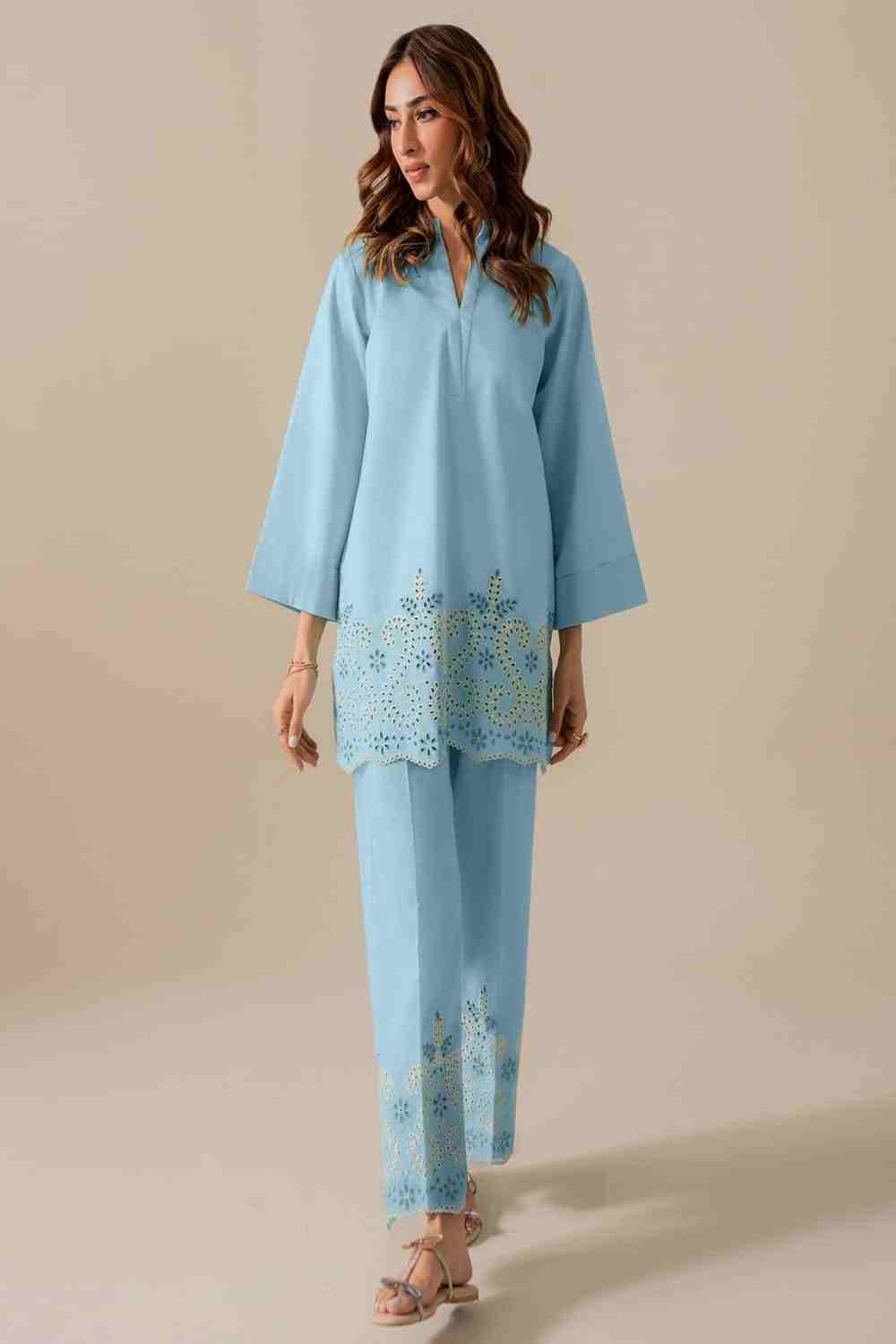 2 Piece Unstiched Embroidery Dhanak