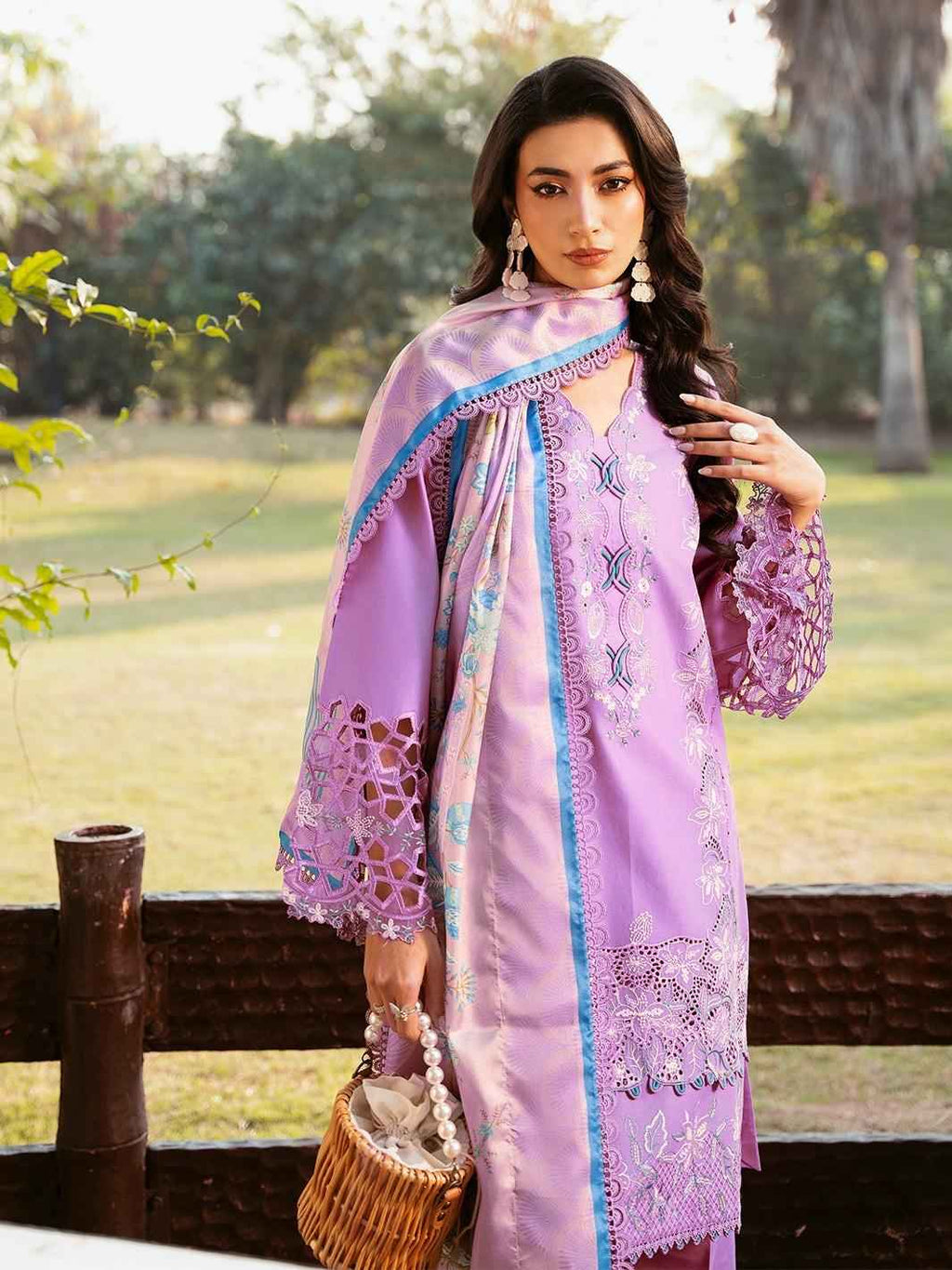 3 Piece Unstiched Embroidery Dhanak