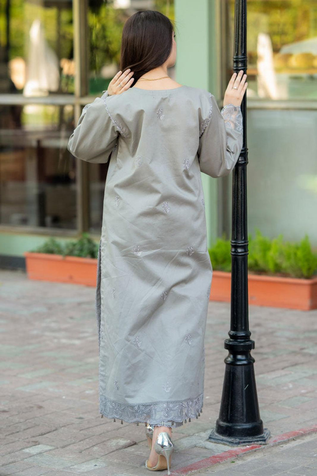 3 Piece Unstiched Embroidery Dhanak