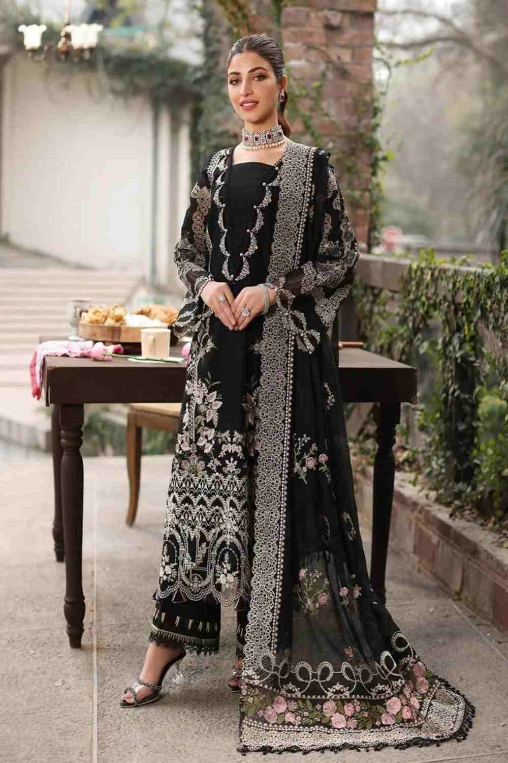 3 Piece Unstiched Embroidery Dhanak