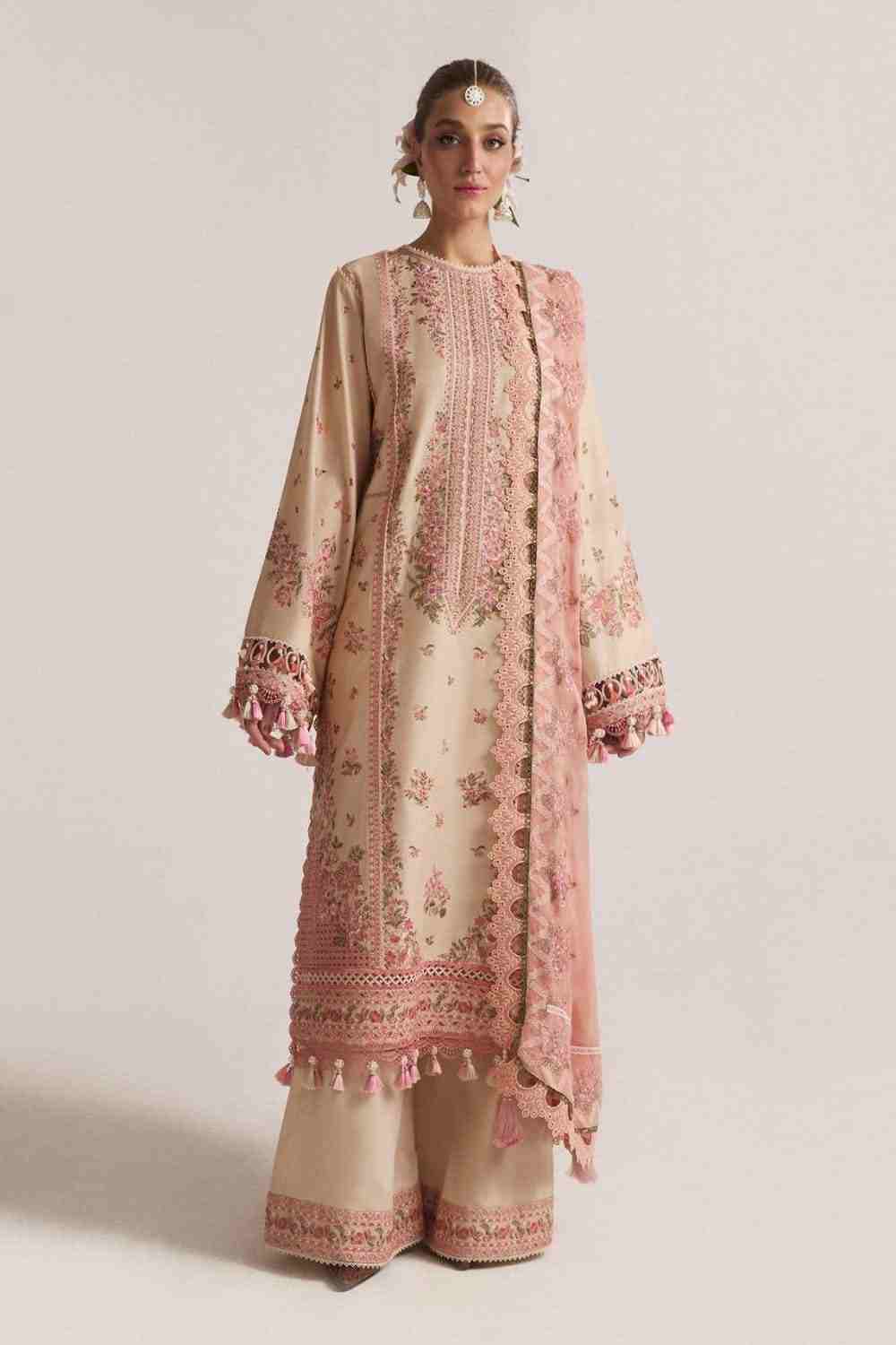 3 Piece Unstiched Embroidery Dhanak