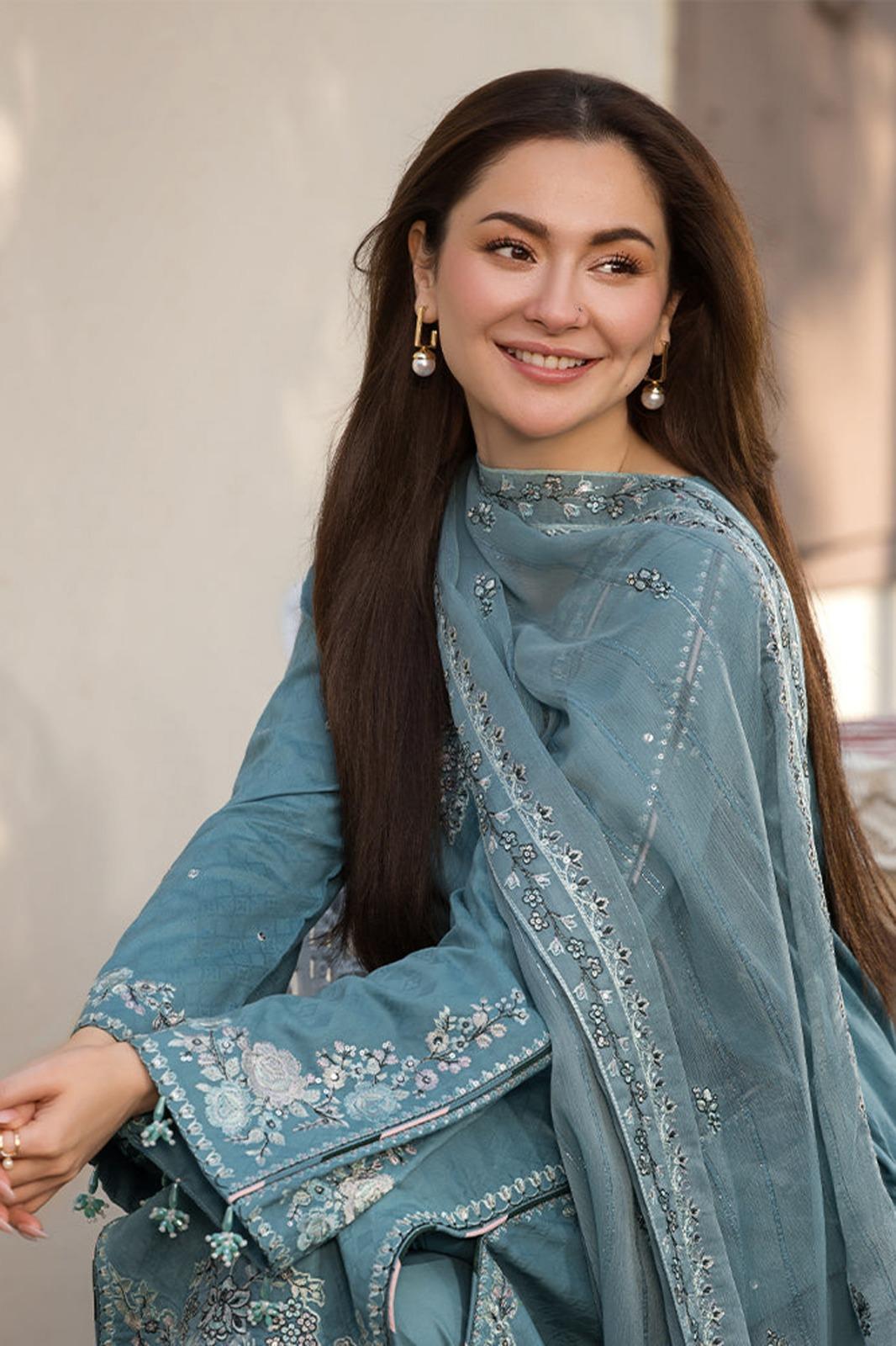 3 Piece Unstiched Embroidery Dhanak-113