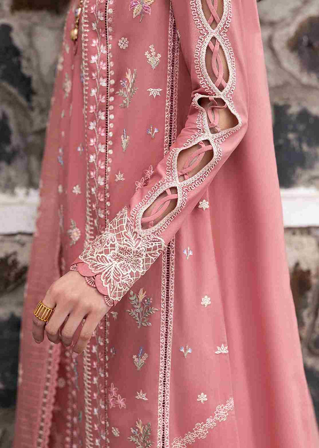 3 Piece Unstiched Embroidery Dhanak